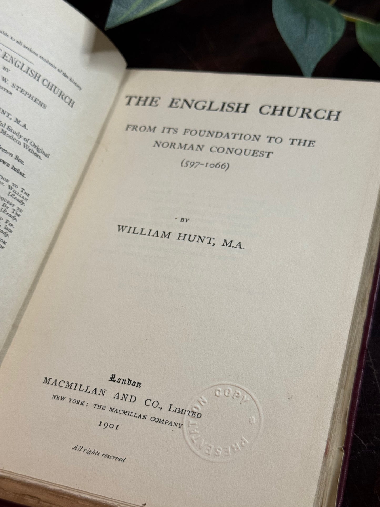 A History of the English Church