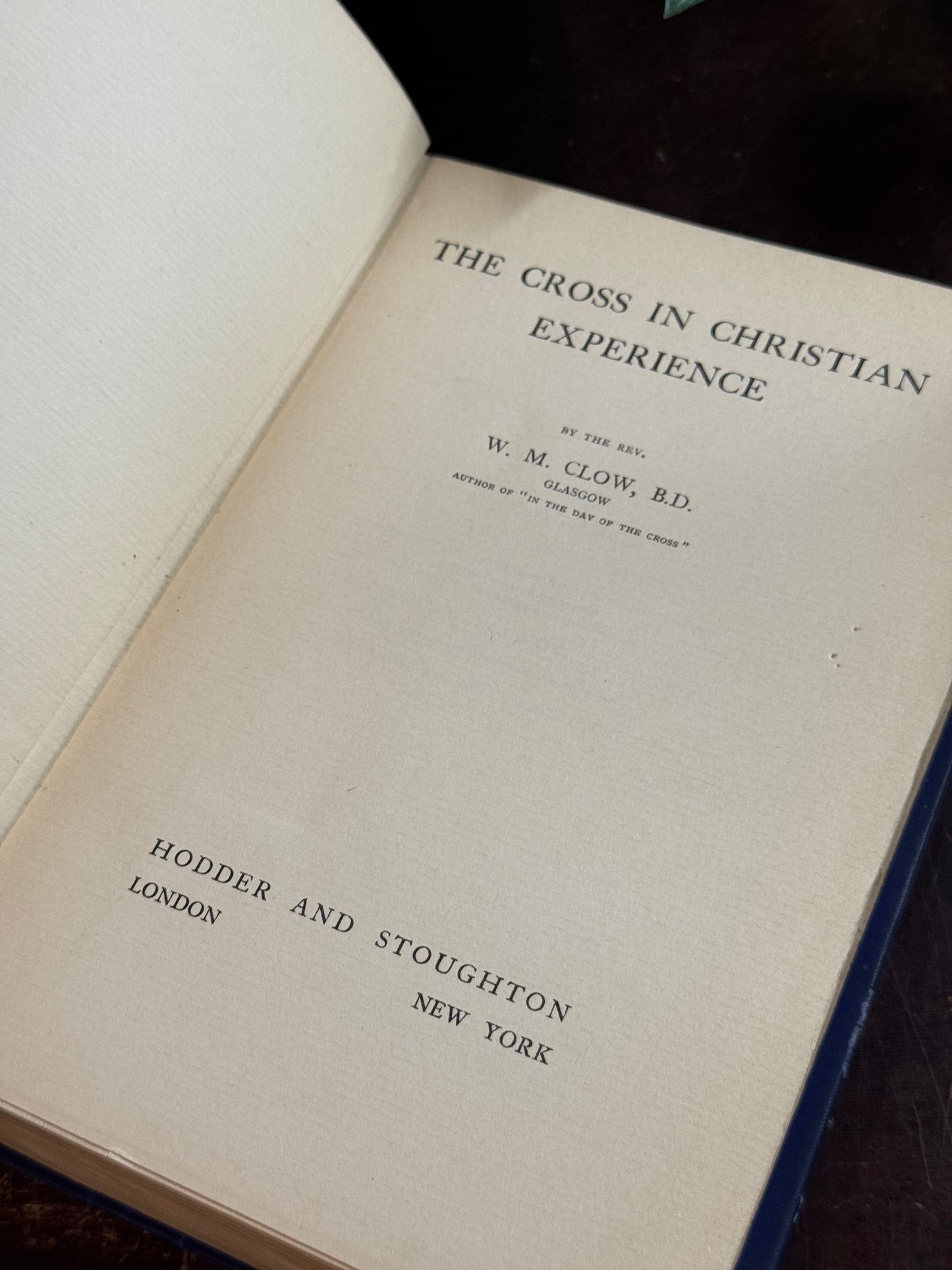 The Cross in Christian Experience