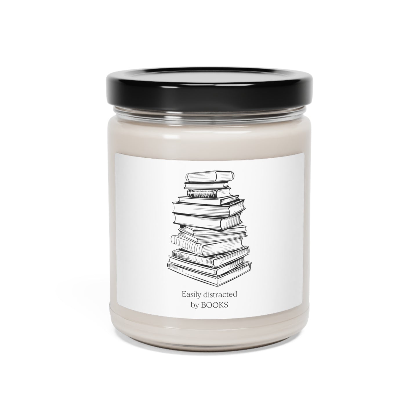 Easily Distracted By Books Scented Soy Candle, 9oz