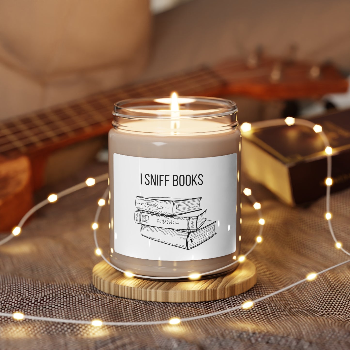 I Sniff Books Scented Soy Candle, 9oz