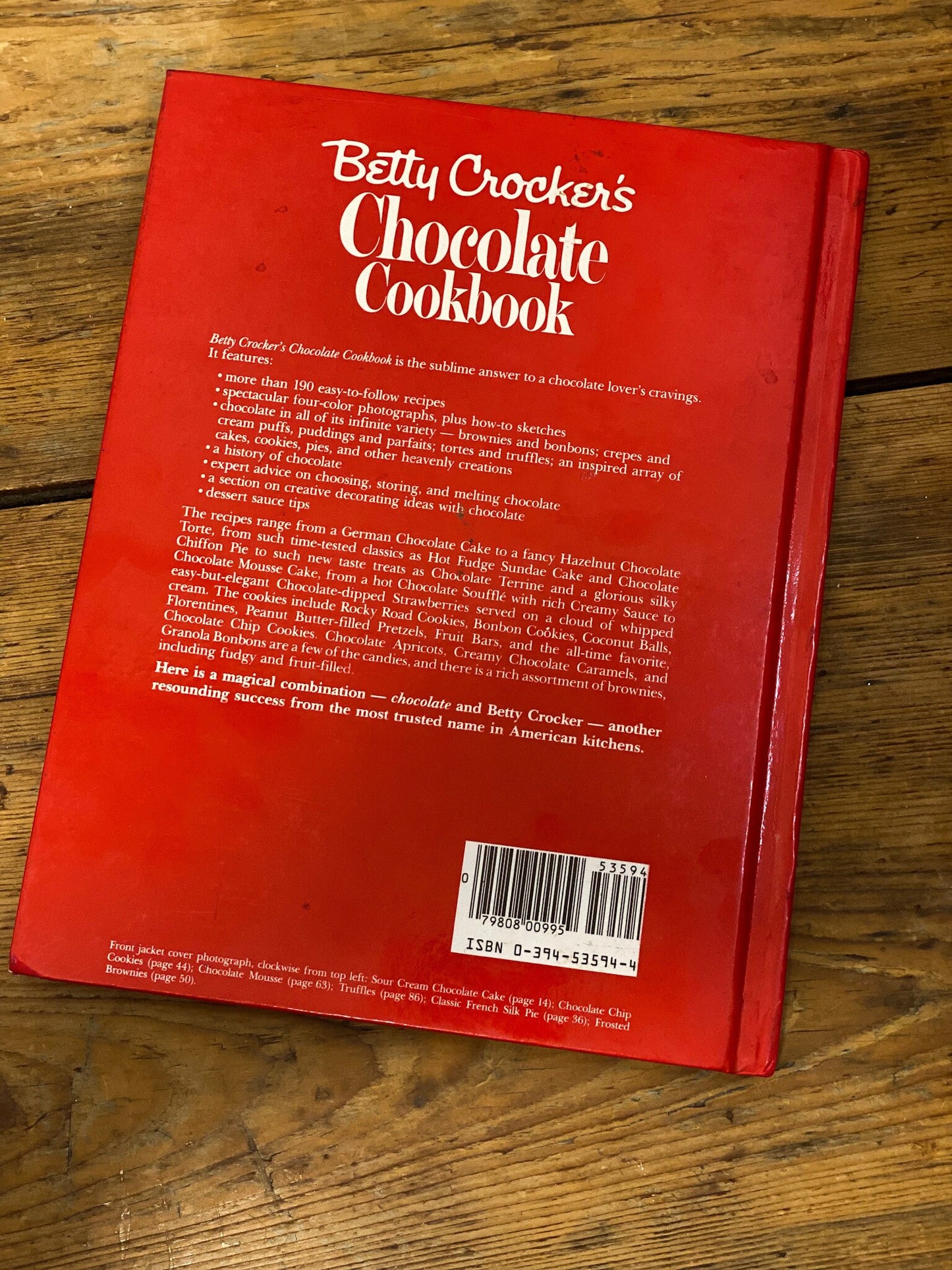 Betty Crocker's Chocolate Cookbook